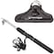 Leisure Sports Fishing Rod and Reel Combo, Spinning Reel, Telescopic Pole, Fishing Gear for Lake Fishing, Black 517398LAC - alternate 1